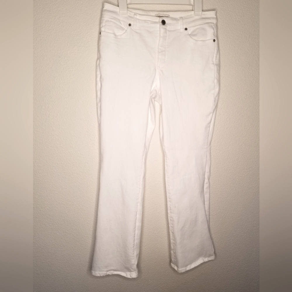 Coldwater Creek white denim jeans 10